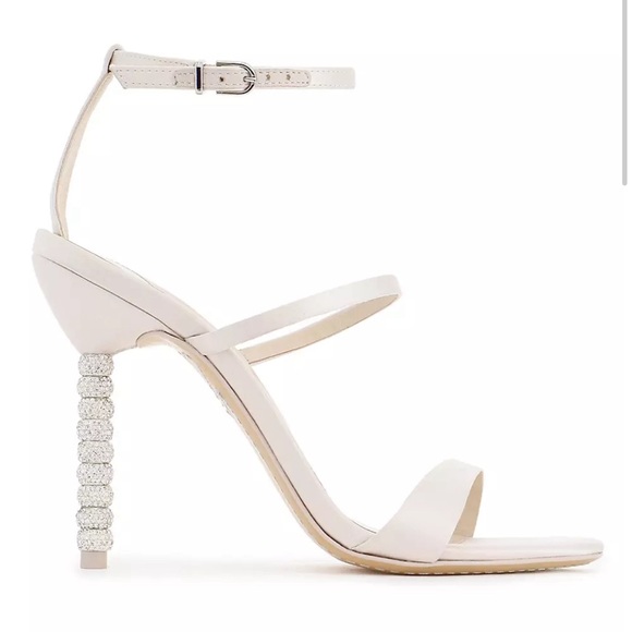 Sophia Webster Rosalind 36.5 heels! Soft Ivory- worn wedding day! - Picture 1 of 9
